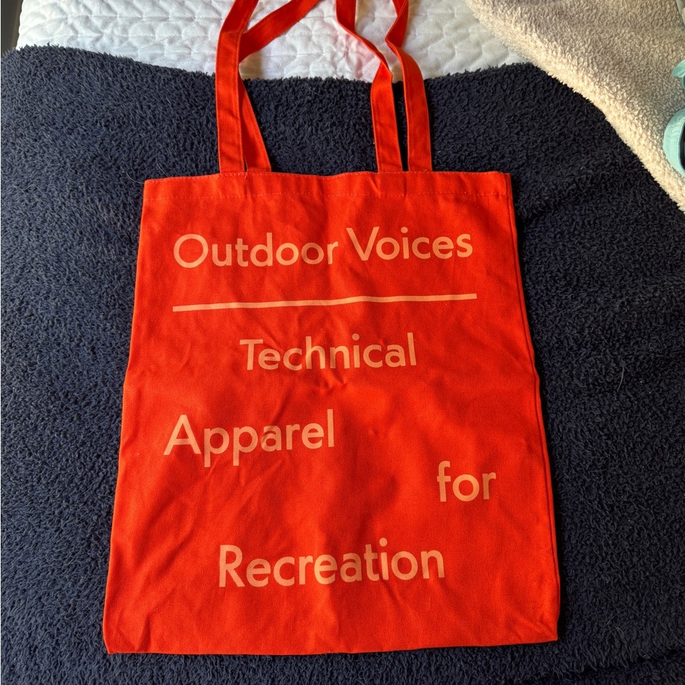 Orange Houston Texas Outdoor voices tote bag
